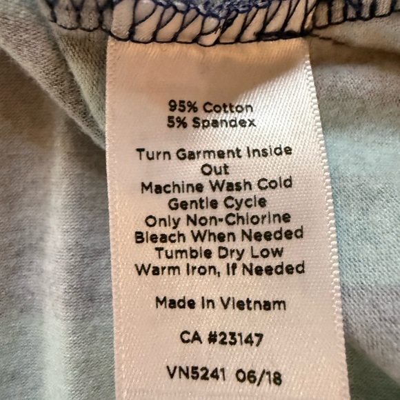 Talbots Green and Navy Plaid Women’s “Talbots Tee” Shirt, Size L - Picture 3 of 5